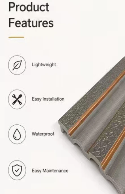 Elegant Textured Durable Waterproof PS Wall Panel best